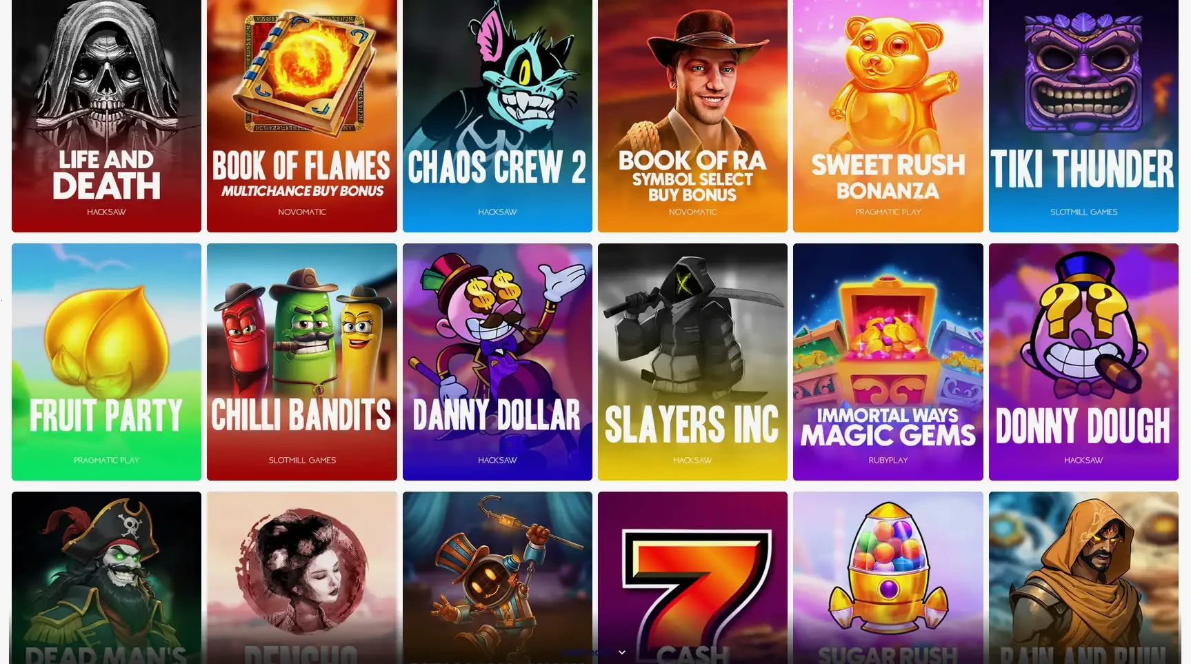 Nano Casino mobilapp gränssnitt med slots och live casino