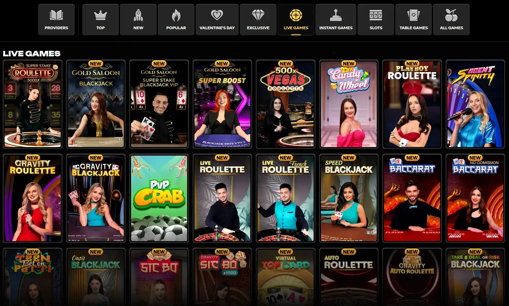 Nano Casino spelupplevelse